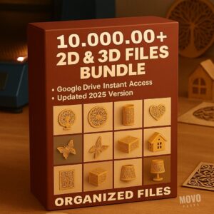 Laser Cut Mega Bundle: 1 Million+ 2D & 3D Designs (Digital Files)